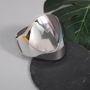HANSIDON Punk Curved Hand Cuff Bracelet Metal Handmade African Bracelets <strong>Fashion</strong> <strong>Jewellery</strong> Opened Stretch Bangle - Product Image 5