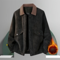 Blouson de baseball vintage personnalisé pour homme, coupe-vent, en PU, grande taille, chaud et imperméable pour l'hiver et les activités de plein air