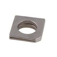Carbon Steel Square Beveled Notched Washers M6-M24 GB853 100 HV Hardness Whitening Surface Construction Use