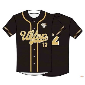 Top Qualité Baseball Jersey Uniforme Vierge Personnalisé Enfants En Gros Baseball T-shirts - Product Image 1