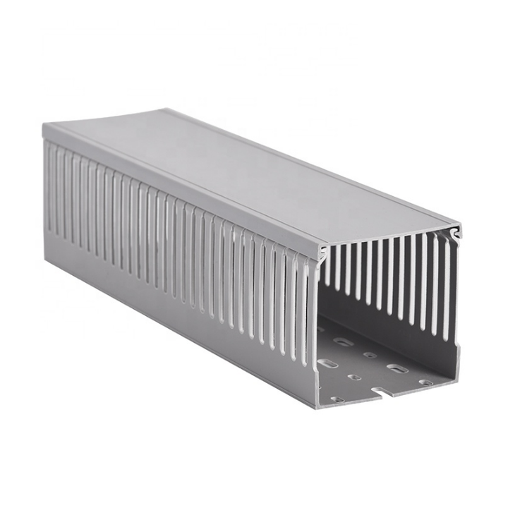 Variable Größen offen Schlitz Halogen freier Kabels tamm mit Abdeckung PVC-Kunststoff-Kabelkanal