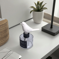 Logo personnalisable OEM Bouteille d'oiseau en céramique de vigne vide moderne de 200ml Parfum de maison écologique Désodorisant sans flamme