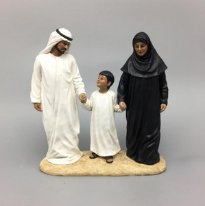 Groothandel Custom Dubai Souvenir Arabisch Beeldje Saudi Arabische Hars Buste Figuur Midden Oosten Standbeeld Ornamenten Arabisch Beeld - Product Image 3