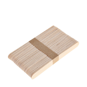 Bâtonnets d'épilation en bois portables avec spatule à Popsicle Applicateur et fournitures de <span class=keywords><strong>cire</strong></span> d'épilation des <span class=keywords><strong>sourcils</strong></span> jetables écologiques - Product Image 3