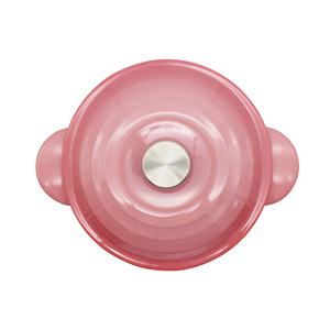 Olla de Hierro Fundido para Arroz Bright Houseware de 2.0L, Olla Holandesa de 18cm, Mini Juego de Utensilios de Cocina Esmaltados, Diseño Europeo, Olla para Sopa y Caldo a Gas - Product Image 5