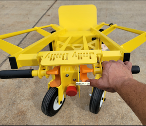 नए ऊर्जा परिवहन भारी शुल्क 500 किलोग्राम हैंड ट्रक ट्रॉली को दो न्यूमेटिक टायर के साथ - Product Image 5