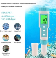 Professional Portable Digital PH Test Kit Water Analyzer 7 in 1 EC TDS SG ORP Temp Meter for Pool Aquarium Drinking Water