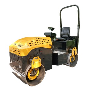 Compacteur vibrant à tambour unique de 1,5 tonne, entièrement hydraulique, pour la construction routière en asphalte et en terre - Product Image 5