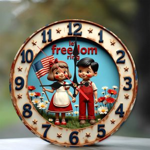 Round Wooden Wall <b>Clock</b> 25x25Cm Quiet Quartz Office Meeting Room Decor <b>Clock</b> - Product Image 1