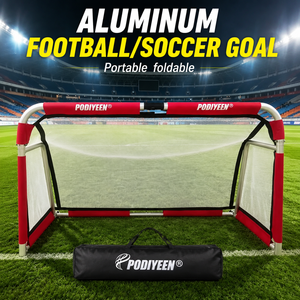 Portería de Fútbol de Aluminio Personalizada, Red de Fútbol Portátil para Entrenamiento, Portería de Fútbol Plegable para Niños, Perfecta para Entrenamientos, Partidos y Juegos en el Patio Trasero - Product Image 4