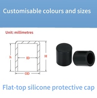 Capuchon de protection en caoutchouc NBR noir 70A, isolant, étanche et anti-poussière, pour pièces de quincaillerie automobile et bornes électriques