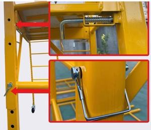 Prix d'usine Mini échafaudage avec roues Échafaudage pliant <span class=keywords><strong>pour</strong></span> électricien/charpentier/<span class=keywords><strong>peintre</strong></span>/jardinier - Product Image 5