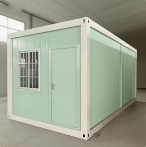 Salon conteneur sur place pour immeuble <span class=keywords><strong>de</strong></span> bureaux Lieu <span class=keywords><strong>de</strong></span> repos temporaire en acier Panneau sandwich en bois et bois - Product Image 1