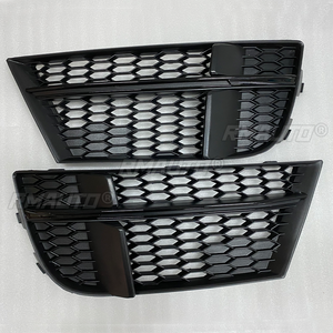 Cubiertas de rejilla para luces antiniebla del parachoques delantero de coche para Audi A3 S Line S3 2017 2018 2019 2020, rejilla inferior de panal para faros antiniebla - Product Image 2