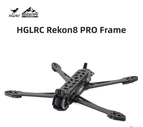 HGLRC Rekon8 PRO 8-inch Long-range Frame Compatible With O4 a Stable, Long-range Flight Platform