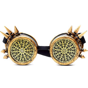 Gafas de Sol Personalizadas con Logotipo, Estilo Retro Vintage, para Cosplay, Fiestas, Halloween, Protección UV400, Steampunk, Caleidoscopio - Product Image 2