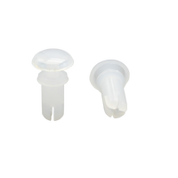 Rivets à pression en nylon noir R5095, rivets à pression universels en plastique, clips de garniture automobile, attaches en nylon pour voitures