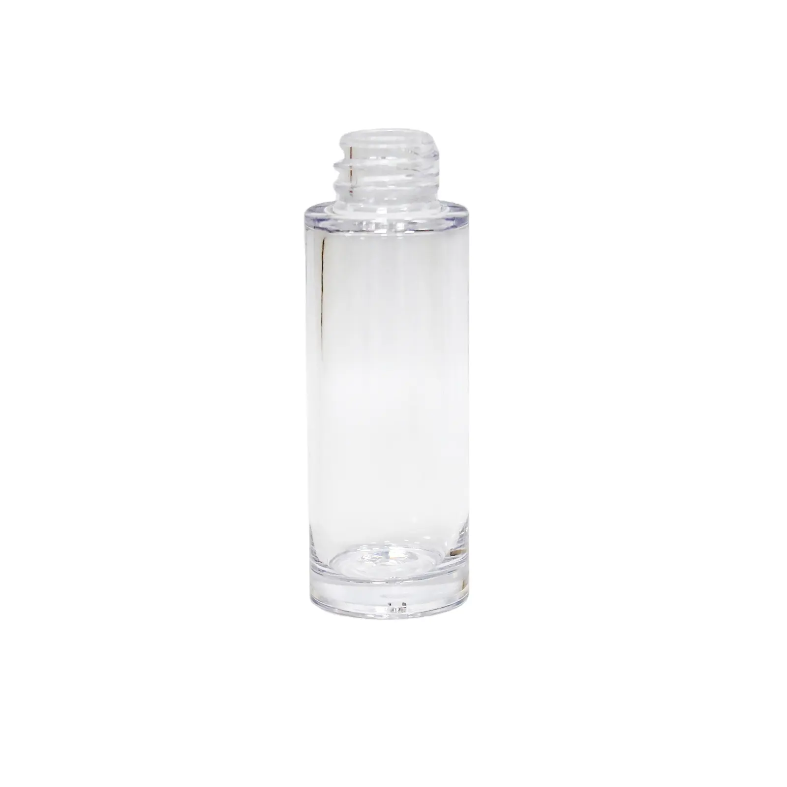 30ml Transparent plastic perfume bottle with glass texture