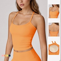Vêtements de fitness avec logo personnalisé, soutiens-gorge de yoga pour femmes, vêtements d'entraînement en salle de sport, soutien-gorge de sport