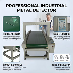 Viboo B600K Dijital Endüstriyel İğne Metal Dedektörleri Tekstil Endüstrisi Güvenliği için 600x400mm Tünel CE/ISO Sertifikalı 12 Ay Garantili - Product Image 3