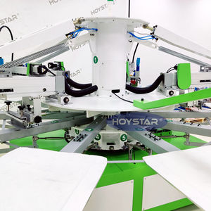 Tự động màn hình in ấn bạch tuộc Tshirt máy màn hình in dệt Carousel pulpo Automatico de serigrafa - Product Image 4