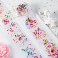 Individuell Gestalteter Blumen-PET-Aufkleber PET-Klebeband