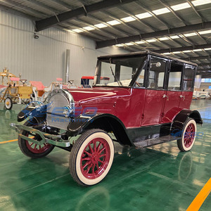 Carro Eléctrico Clásico Rojo de 5 Plazas, Estilo Vintage, con Batería, para Turismo, Modelo 2026 - Product Image 1