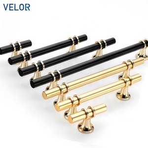 Modern Popular Cabinet Handle Hardware Wardrobe Kitchen Cabinet Handles Black Gold Furniture T Handle