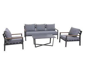 Conjunto <span class=keywords><strong>de</strong></span> Muebles <span class=keywords><strong>de</strong></span> Jardín, Mesa y Sillas <span class=keywords><strong>de</strong></span> Terraza, Resistentes al Agua y a los Rayos UV - Product Image 1