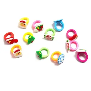 Groothandel Cartoon Dinosaurus Kinderen Decoratie Sieraden Zachte Pvc Ring Kinderen Cadeau Sieraden Plastic Ring