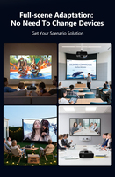 Nouveau projecteur Android 11 pour utilisation de jour, 4K UHD 1080P, home cinéma, son stéréo, haut-parleurs intégrés, portable, pour usage professionnel et éducatif