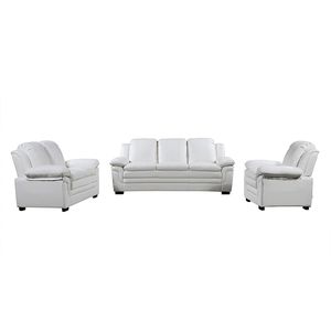 Ensemble de meubles de salon modernes et simples en gros, canapé en <span class=keywords><strong>cuir</strong></span> PU rouge de luxe pour se détendre et se prélasser - Product Image 3