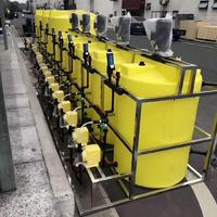 Dispositif de dosage automatique d'acides et d'alcalis pour le traitement des eaux usées, avec circulation intégrée et réglage du pH