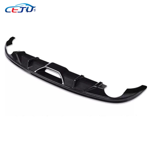 Kits de accesorios para coche con aspecto de fibra de carbono ABS negro, piezas, difusor de labio de parachoques trasero para <span class=keywords><strong>Mazda</strong></span> 3th Gen BM BN Axela <span class=keywords><strong>3</strong></span> <span class=keywords><strong>Sedan</strong></span> 2014-<span class=keywords><strong>2018</strong></span> - Product Image 2