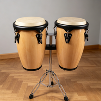 Orff Percussion Instrument Small Conga Drum 8-9 Inches with Stand Kids Children Performance Musical Instrument High Quality