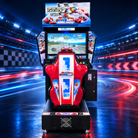 Machine de jeu d'arcade de course automobile Outrun de 32 pouces, simulateur de conduite à monnayeur, vente en gros d'usine