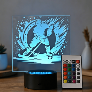 3D Acrylic Night <b>Light</b> Tables Lamp Decoration Bedroom Ice Hockey Games Lamps LED Smart Home <b>Lights</b> Anime <b>Light</b> Lamp Kids Decor - Product Image 3