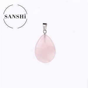 Ciondolo in Pietra Naturale Collana con Chiusura in Acciaio Inossidabile Ciondolo <span class=keywords><strong>a</strong></span> <span class=keywords><strong>Goccia</strong></span> Multicolore Regalo per Donna Ciondoli di Ametista - Product Image 4