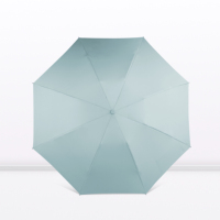 Parapluie publicitaire compact et pliable en 3 sections, entièrement automatique, en tissu pongé, résistant au vent et au soleil, pour adultes, facile à ranger