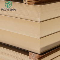 Panneaux MDF d'intérieur de première qualité Fortuna, panneaux en fibres de bois modernes E0, résistants à l'humidité, certifiés CE, emballage standard pour l'exportation, panneaux MDF