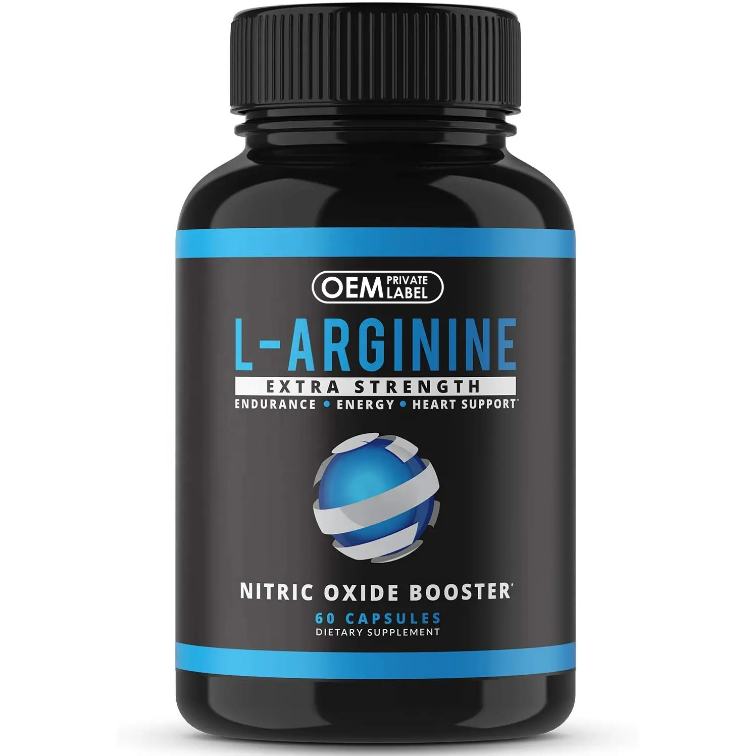 Cápsulas de L-arginina vegana OEM con aminoácidos esenciales de L-citrulina para hombres, potenciador potente de la resistencia energética de la vascularización muscular