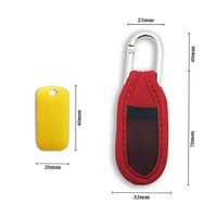 Clip anti-moustiques à l'huile essentielle de citron et d'eucalyptus en néoprène pour le camping en plein air
