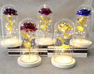 Regalo <span class=keywords><strong>de</strong></span> San Valentín para mujer, luz LED <span class=keywords><strong>de</strong></span> cristal, flor <span class=keywords><strong>rosa</strong></span>, regalo <span class=keywords><strong>de</strong></span> San Valentín, regalo <span class=keywords><strong>de</strong></span> San Valentín, para mujer - Product Image 5