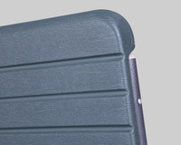 Banc d'extérieur en plastique pour terrain de tennis