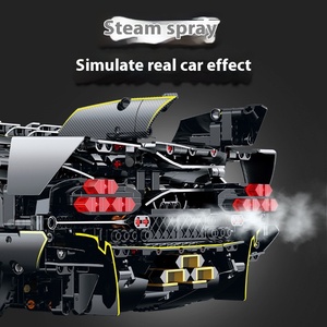 Guli 10638 Lambo One 럭셔리카 로고 빌딩 블록 7 + 조립 <span class=keywords><strong>9</strong></span> + 호환 완구를위한 어려운 기계 세트 플라스틱 - Product Image 3