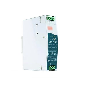 Alimentation de commutateur de Type de voie de sortie de groupe unique de série de <span class=keywords><strong>SDR</strong></span> 75/120/240/480/960W AC-DC actif Meanwell de rendement élevé de PFC - Product Image 1