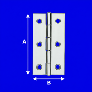 Moderna cerniera porta in ferro regolabile da 40mm 304 acciaio inox AL120IN40 Aldeghi cerniera di testa stretta per uso porta - Product Image 1