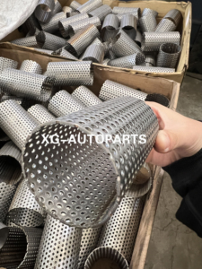 Silenciador de escape XG a precio barato, Colector de llama de acero inoxidable con resonador de diferentes tamaños - Product Image 5