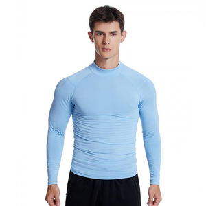 Chemise à manches longues pour hommes à contrôle thermique de compression pour l'entraînement idéal pour le temps froid - Product Image 1