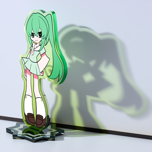Custom Cartoon Anime Stained Glass Acrylic Standee - Personalized Character Desktop Decoration - Product Image 6